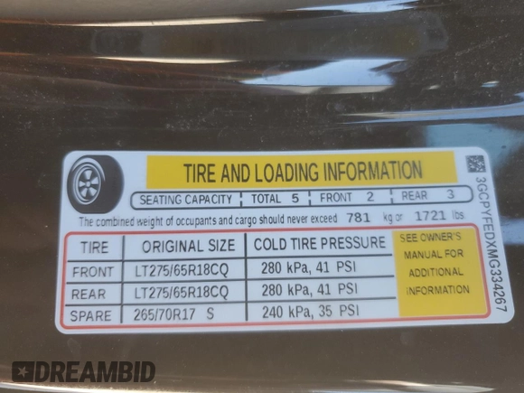 2021 Chevrolet Silverado 1500 LT Trail Boss with VIN 3GCPYFEDXMG334267, listed as a Copart auction lot 47261455 with 60,153 mi miles and Salvage Title. Bid and sale history available at DreamBid. Image 14.