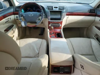 2010 Lexus LS 460 L with VIN JTHDL5EF2A5002578, listed as a Copart auction lot 83389104 with 141,563 mi miles and Salvage title. Bid and sale history available at DreamBid. Image 8.