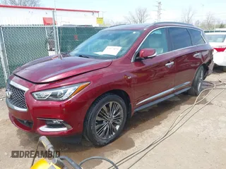 2019 Infiniti QX60 Luxe with VIN 5N1DL0MM5KC515014, listed as a IAAI auction lot 42073879 with 100,566 mi miles and . Bid and sale history available at DreamBid. Image 17.
