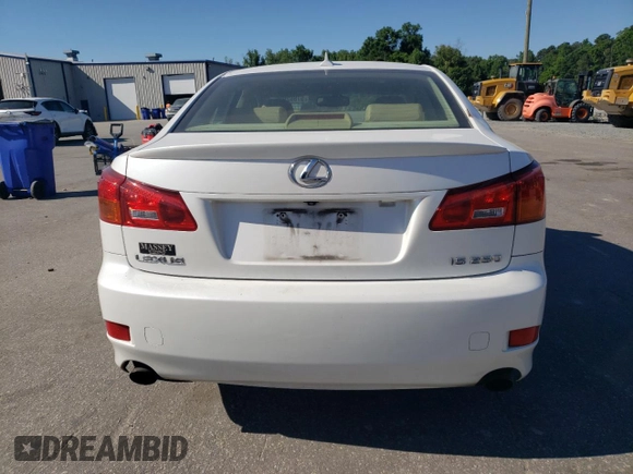2008 Lexus IS 250 z VIN JTHBK262985081455, wystawiony jako Copart lot #57862925 z przebiegiem 214 639 mil mil oraz Szkoda całkowita • Salvage title. Historia ofert i sprzedaży dostępna na DreamBid. Obrazek 6.