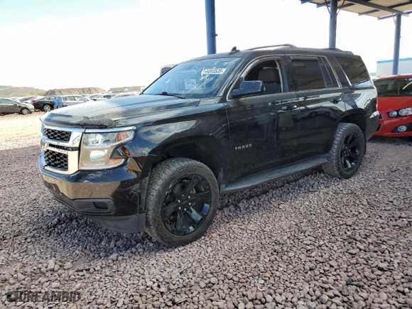 2018 Chevrolet Tahoe LS with VIN 1GNSKAKC6JR156614, listed as a Copart auction lot 44803535 with 108,804 mi miles and Salvage Title. Bid and sale history available at carsss.com. Image 1.