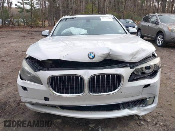 2011 BMW 7 Series 740Li with VIN WBAKB4C55BC574481, listed as a IAAI auction lot 41070506 with 105,021 mi miles and . Bid and sale history available at carsss.com. Image 6.