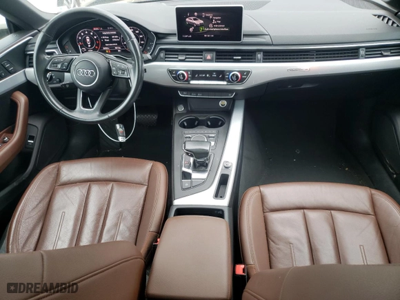 2018 Audi A5 Sportback Premium with VIN WAUANCF59JA010626, listed as a Copart auction lot 61473904 with NaN miles and Salvage Title. Bid and sale history available at carsss.com. Image 8.