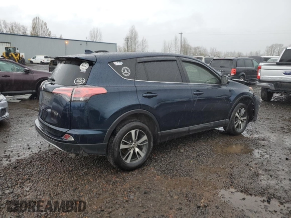 2017 Toyota RAV4 XLE with VIN JTMWFREV0HJ718137, listed as a Copart auction lot 49931375 with 192,980 mi miles and Salvage Title. Bid and sale history available at carsss.com. Image 3.