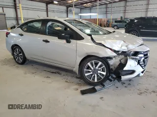 2024 Nissan Versa S with VIN 3N1CN8DV9RL878581, listed as a Copart auction lot 61565205 with 6,336 mi miles and Non repairable. Bid and sale history available at DreamBid. Image 4.