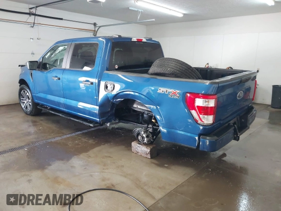 2023 Ford F-150 XL with VIN 1FTEW1EP8PKG08718, listed as a IAAI auction lot 41609293 with 26,414 mi miles. Bid and sale history available at carsss.com. Image 3.