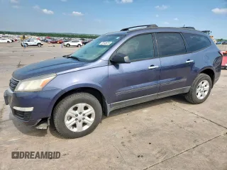 2014 Chevrolet Traverse LS z VIN 1GNKRFEDXEJ212152, wystawiony jako Copart lot #58148615 z przebiegiem 242 496 mil mil oraz Szkoda całkowita • Salvage title. Historia ofert i sprzedaży dostępna na DreamBid. Obrazek 1.