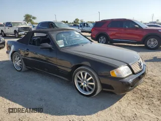 2002 Mercedes-Benz SL-Class with VIN WDBFA68F92F201073, listed as a Copart auction lot 75528494 with 100,085 mi miles and Salvage Title. Bid and sale history available at carsss.com. Image 4.