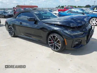 2023 BMW 4 Series 430i с VIN WBA23AT0XPCL41770, выставлен на аукционе IAAI как лот 42586472 с пробегом 38 241 миль миль и . История ставок и продаж доступна на DreamBid. Изображение 1.
