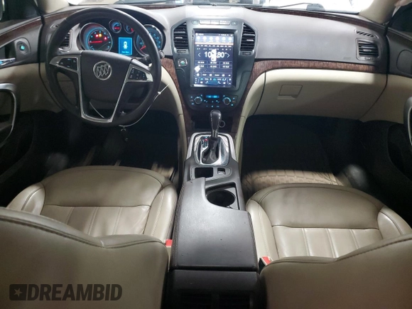 2012 Buick Regal Turbo Premium 2 with VIN 2G4GT5GV6C9149488, listed as a Copart auction lot 52606855 with 157,216 mi miles and Salvage title. Bid and sale history available at DreamBid. Image 8.