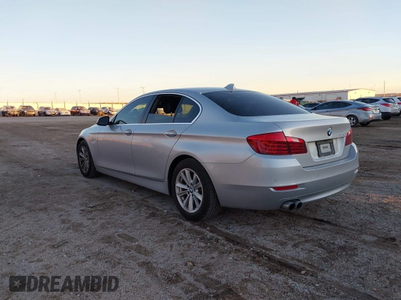 2016 BMW 5 Series 528i with VIN WBA5A5C58GG347422, listed as a IAAI auction lot 41116626 with 134,945 mi miles. Bid and sale history available at carsss.com. Image 3.