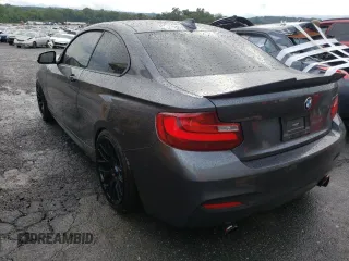 2015 BMW 2 Series M235i with VIN WBA1J7C59FV358921, listed as a Copart auction lot 57683632 with 67,884 mi miles. Bid and sale history available at carsss.com. Image 3.