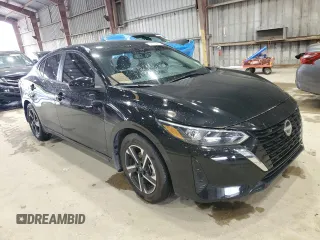 2024 Nissan Sentra SV with VIN 3N1AB8CV9RY342346, listed as a Copart auction lot 51120985 with 6,739 mi miles and Salvage Title. Bid and sale history available at DreamBid. Image 4.