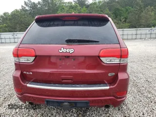 2015 Jeep Grand Cherokee Overland with VIN 1C4RJFCT5FC852946, listed as a Copart auction lot 53521915 with 186,002 mi miles and Clean Title. Bid and sale history available at carsss.com. Image 6.