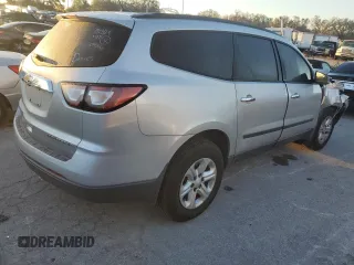 2013 Chevrolet Traverse LS with VIN 1GNKVFED9DJ124042, listed as a Copart auction lot 83077294 with 102,812 mi miles and Salvage Title. Bid and sale history available at DreamBid. Image 3.