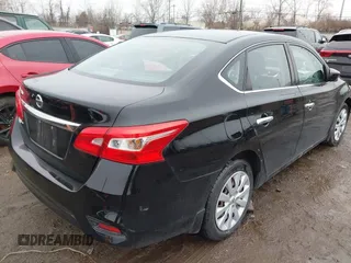 2017 Nissan Sentra S with VIN 3N1AB7AP7HY292088, listed as a IAAI auction lot 41539050 with 133,395 mi miles. Bid and sale history available at carsss.com. Image 4.
