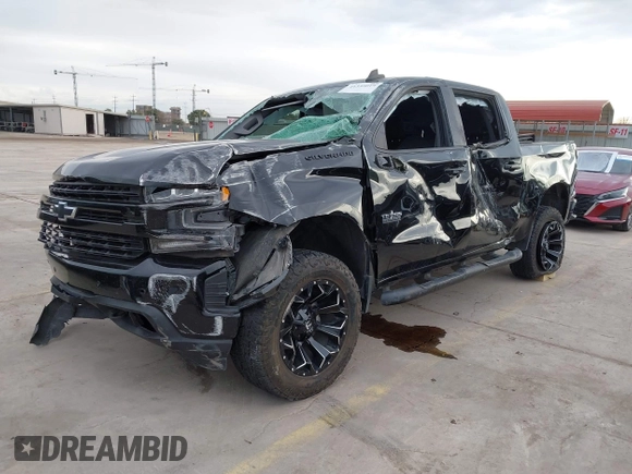 2021 Chevrolet Silverado 1500 RST with VIN 3GCPWDED0MG199357, listed as a IAAI auction lot 41355019 with 93,943 mi miles. Bid and sale history available at carsss.com. Image 2.