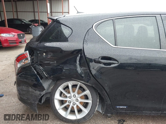 2011 Lexus CT 200h with VIN JTHKD5BH3B2043301, listed as a IAAI auction lot 41958504 with 139,080 mi miles and . Bid and sale history available at carsss.com. Image 6.