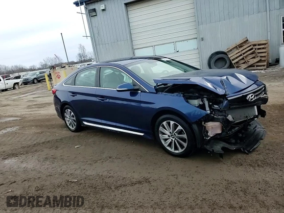2016 Hyundai Sonata Sport with VIN 5NPE34AFXGH295077, listed as a Copart auction lot 44036075 with 90,396 mi miles and Clean Title. Bid and sale history available at DreamBid. Image 14.
