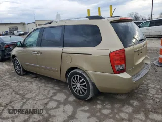 2011 Kia Sedona EX with VIN KNDMH4C74B6374931, listed as a Copart auction lot 46694665 with 219,763 mi miles and Salvage Title. Bid and sale history available at carsss.com. Image 2.
