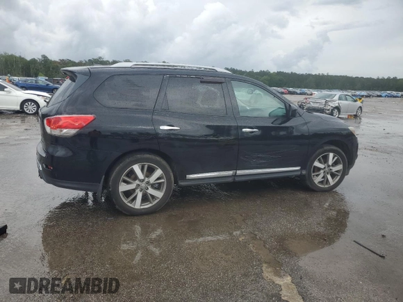 2013 Nissan Pathfinder SV with VIN 5N1AR2MM0DC677861, listed as a Copart auction lot 54373235 with 114,506 mi miles and Salvage title. Bid and sale history available at DreamBid. Image 3.
