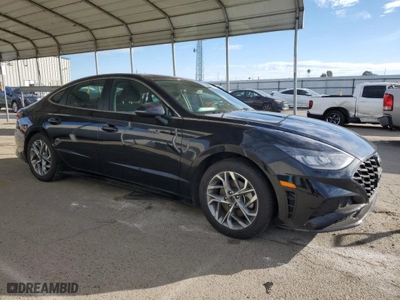 2022 Hyundai Sonata SEL with VIN KMHL64JA0NA219791, listed as a Copart auction lot 44014475 with 54,898 mi miles and Salvage Title. Bid and sale history available at carsss.com. Image 4.