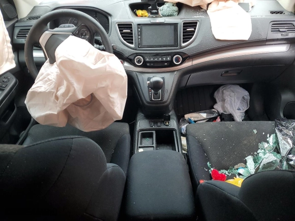 2015 Honda CR-V EX with VIN 2HKRM3H55FH501250, listed as a Copart auction lot 50838775 with 100,308 mi miles and Salvage Title. Bid and sale history available at carsss.com. Image 8.