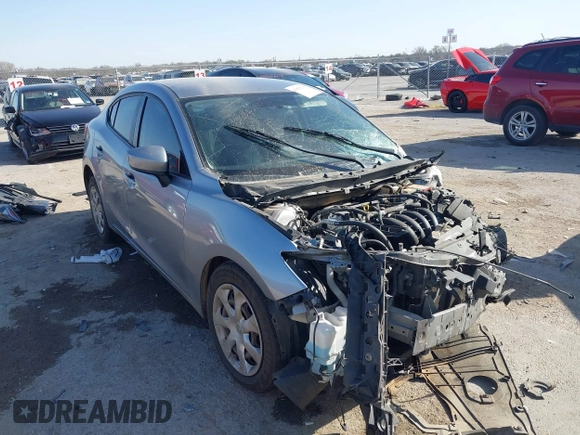 2016 Mazda 3 i Sport with VIN 3MZBM1T72GM280553, listed as a IAAI auction lot 41838183 with 107,938 mi miles and . Bid and sale history available at DreamBid. Image 1.
