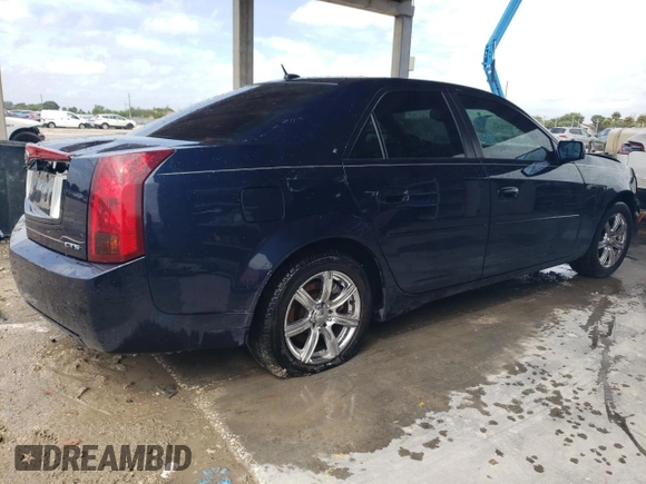2005 Cadillac CTS with VIN 1G6DP567050235555, listed as a Copart auction lot 73053684 with 95,800 mi miles and Salvage Title. Bid and sale history available at carsss.com. Image 3.