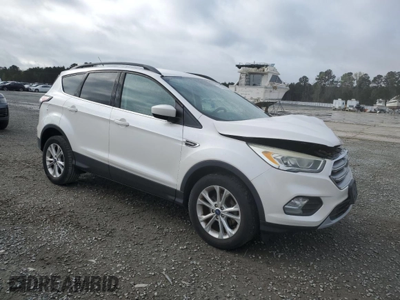 2017 Ford Escape SE with VIN 1FMCU0GD8HUD84748, listed as a Copart auction lot 51239865 with 111,561 mi miles and Salvage Title. Bid and sale history available at carsss.com. Image 4.