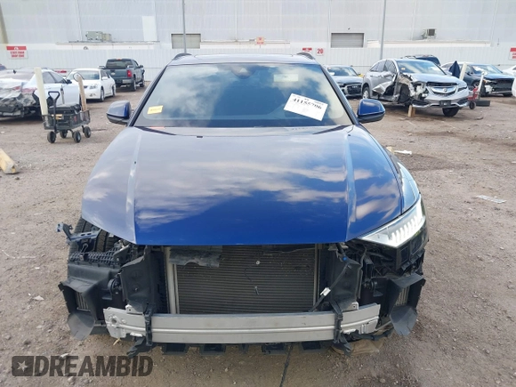 2022 Audi Q8 Prestige with VIN WA1FVBF14ND027851, listed as a IAAI auction lot 41155706 with 54,584 mi miles. Bid and sale history available at carsss.com. Image 13.