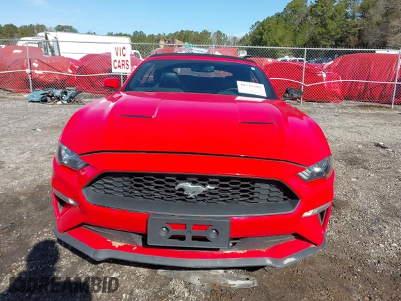 2018 Ford Mustang EcoBoost Premium with VIN 1FATP8UH6J5136067, listed as a IAAI auction lot 41747202 with 174,000 mi miles and . Bid and sale history available at carsss.com. Image 12.
