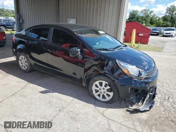 2017 Kia Rio LX with VIN KNADM4A38H6054870, listed as a Copart auction lot 61201624 with 94,540 mi miles and Non Repairable. Bid and sale history available at carsss.com. Image 4.