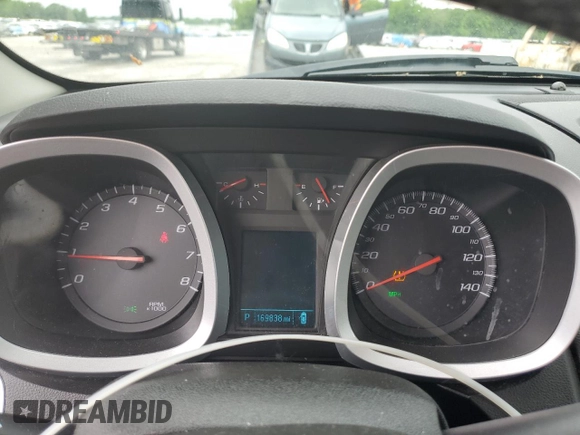2014 Chevrolet Equinox LT with VIN 2GNALBEK6E6270986, listed as a Copart auction lot 55534075 with 169,838 mi miles and Clean Title. Bid and sale history available at DreamBid. Image 9.