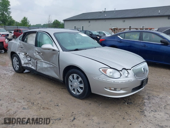 2008 Buick LaCrosse CX with VIN 2G4WC582981169384, listed as a IAAI auction lot 42385136 with 101,504 mi miles and . Bid and sale history available at DreamBid. Image 1.