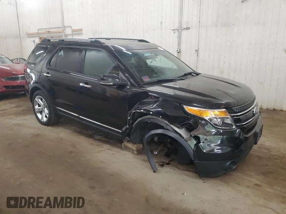 2011 Ford Explorer Limited with VIN 1FMHK8F85BGA72990, listed as a Copart auction lot 57165775 with 180,477 mi miles and Salvage title. Bid and sale history available at DreamBid. Image 4.