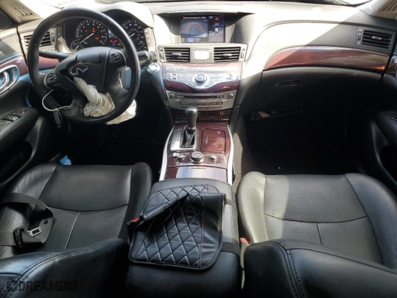 2019 Infiniti Q70 3.7 LUXE with VIN JN1BY1AP1KM505241, listed as a Copart auction lot 46460495 with 202,238 mi miles and Salvage Title. Bid and sale history available at carsss.com. Image 8.
