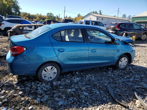 2017 Mitsubishi Mirage ES with VIN ML32F3FJ2HH004236, listed as a Copart auction lot 74567824 with Not provided miles and Non repairable. Bid and sale history available at DreamBid. Image 3.