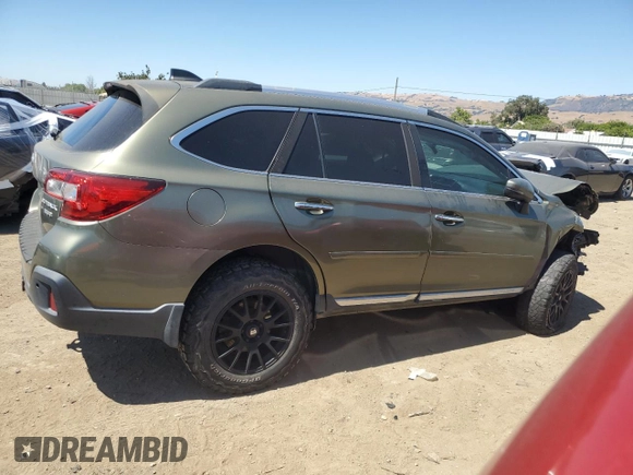 2018 Subaru Outback Touring with VIN 4S4BSETC9J3309970, listed as a Copart auction lot 64523005 with 76,583 mi miles and Salvage title. Bid and sale history available at DreamBid. Image 3.