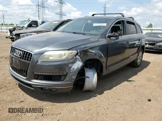 2012 Audi Q7 Premium Plus with VIN WA1LGBFE9CD008452, listed as a Copart auction lot 61195805 with 146,433 mi miles and Salvage title. Bid and sale history available at DreamBid. Image 1.