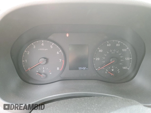 2019 Hyundai Accent SE with VIN 3KPC24A39KE071425, listed as a Copart auction lot 59105263 with 55,432 mi miles. Bid and sale history available at carsss.com. Image 9.