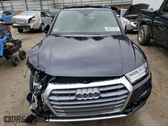 2019 Audi Q5 Premium Plus with VIN WA1BNAFY0K2072122, listed as a Copart auction lot 38533103 with 36,762 mi miles. Bid and sale history available at carsss.com. Image 5.