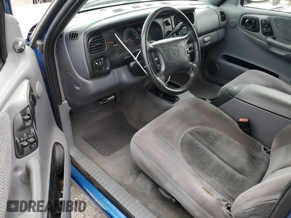1999 Dodge Dakota SLT with VIN 1B7GG22Y7XS166815, listed as a Copart auction lot 48402125 with 176,458 mi miles and Salvage Title. Bid and sale history available at DreamBid. Image 8.