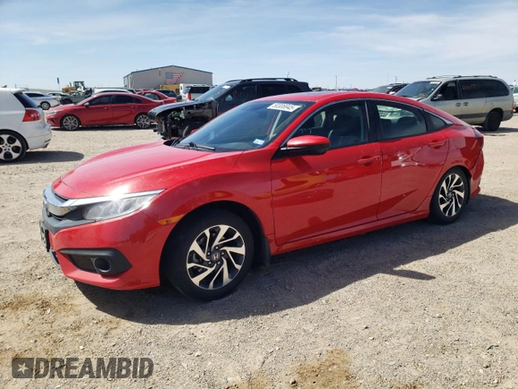 2017 Honda Civic EX with VIN 2HGFC2F88HH557595, listed as a Copart auction lot 50306945 with 68,607 mi miles and Salvage Title. Bid and sale history available at DreamBid. Image 1.