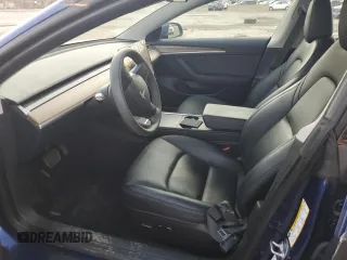 2023 Tesla Model 3 with VIN 5YJ3E1EA0PF550980, listed as a Copart auction lot 53725485 with 23,900 mi miles and Salvage Title. Bid and sale history available at carsss.com. Image 7.