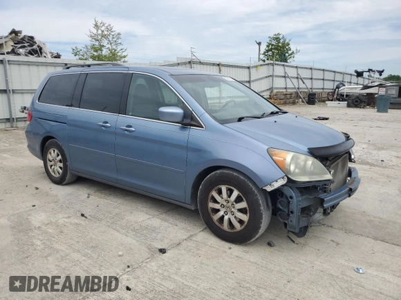 2008 Honda Odyssey EX-L z VIN 5FNRL38718B062201, wystawiony jako Copart lot #55942455 z przebiegiem 215 272 mil mil oraz Szkoda całkowita • Salvage title. Historia ofert i sprzedaży dostępna na DreamBid. Obrazek 4.