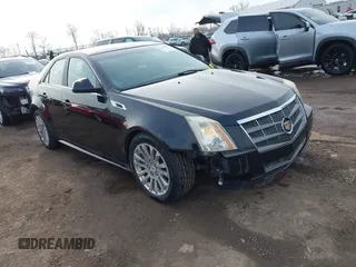2011 Cadillac CTS Premium with VIN 1G6DS5ED7B0101210, listed as a IAAI auction lot 41802027 with 127,701 mi miles. Bid and sale history available at carsss.com. Image 1.