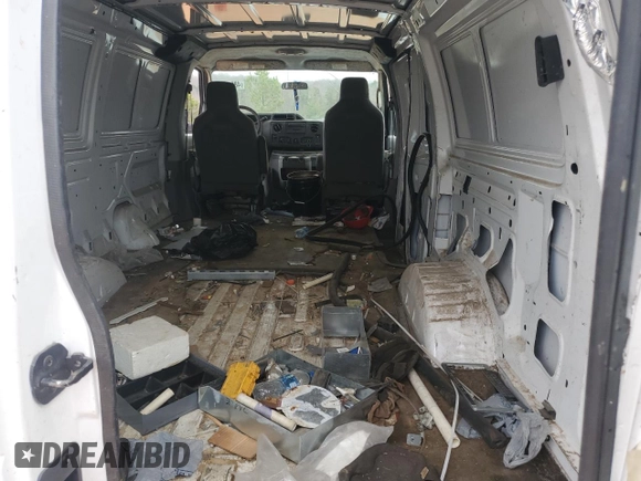 2013 Ford Econoline Cargo Commercial with VIN 1FTNS2EW7DDA58422, listed as a Copart auction lot 48943125 with Not Provided miles and Salvage Title. Bid and sale history available at carsss.com. Image 11.