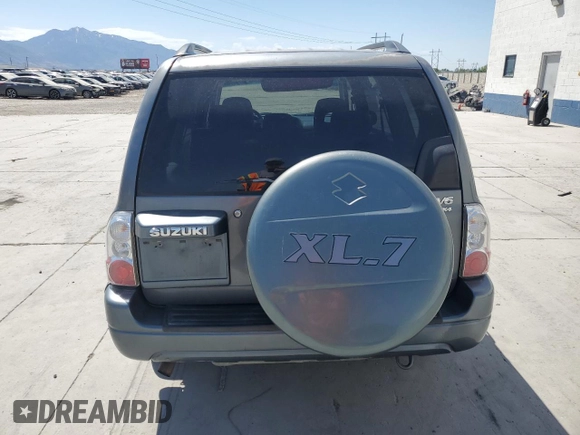 2005 Suzuki XL7 LX with VIN JS3TX92V754102953, listed as a Copart auction lot 60651745 with 177,243 mi miles and Salvage title. Bid and sale history available at DreamBid. Image 6.