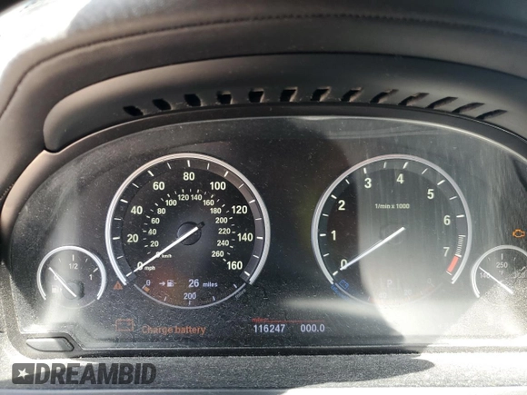 2013 BMW 7 Series 750i с VIN WBAYA8C54DC996698, выставлен на аукционе Copart как лот 53235915 с пробегом 116 247 миль миль и Списание • Salvage title. История ставок и продаж доступна на DreamBid. Изображение 9.